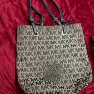 Michael Kors Monogram Brown Tote
